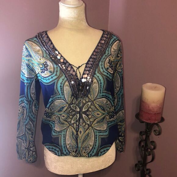 Inc international concepts  boho top - Picture 1 of 7